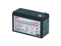 APC - UPS-batteri - blysyre - 7 Ah - svart - for P/N: CP24U12NA3-F4, CP24U12NA3-F5, CP27U13AZ3-F, CP27U13NA3-G, CP27U13NA3-S, CP27U13SC3-F RBC40