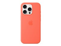 Apple - Baksidedeksel for mobiltelefon - MagSafe-samsvar - silikon - mandarin - for iPhone 16 Pro MDFY4ZM/A
