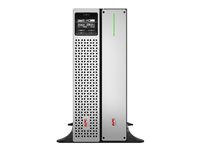 APC Smart-UPS On-Line 1000VA - UPS (kan monteres i rack) (høy tetthet) - AC 220/230 V - 900 watt - 1000 VA - litiumion - utgangskontakter: 8 - 4U - 1.83 m kabel - svart, sølv SRTL1000RM4UXLI-NC