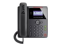 Poly Edge B10 - VoIP-telefon med anrops-ID/samtale venter - 5-veis anropskapasitet - SIP, SDP - 8 linjer - svart 84C19AA#ABB