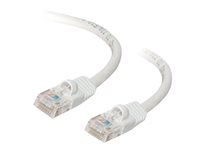 C2G Cat5e Booted Unshielded (UTP) Network Patch Cable - Koblingskabel - RJ-45 (hann) til RJ-45 (hann) - 20 m - UTP - CAT 5e - formstøpt, uten hindringer, flertrådet - hvit 83269