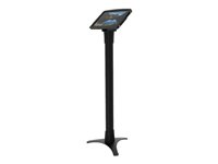 Compulocks Surface Pro 3-7 Space Enclosure Portable Floor Stand - Kiosk - Tyverisikker - for nettbrett - låsbar - jern, høyverdig aluminium - svart - skjermstørrelse: 12" - plassering på gulv - for Microsoft Surface Pro 3, Pro 4, Pro 5, Pro 6, Pro 7, Pro 7+ 147B540GEB