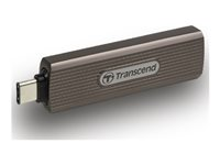 Transcend ESD330C - SSD - kryptert - 1 TB - ekstern (bærbar) - USB (USB-C kontakt) - 256-bit AES - mørk gråbrun TS1TESD330C