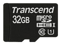 Transcend - Flashminnekort - 32 GB - UHS Class 1 / Class10 - microSDHC TS32GUSDU1