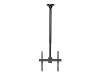 HI-ND Ceiling Mount Universal - Monteringssett (takmontering, teleskopstang) - for LCD-skjerm - svart, RAL 9005 - skjermstørrelse: 32"-55" C-CM01-02