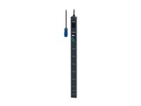 APC Easy Metered Rack PDU EPDU1116M - Strømfordelerenhet (kan monteres i rack) - AC 200/208/230 V - 3680 VA - Ethernet - inngang: IEC 60309 2P+E - utgangskontakter: 21 (18 x IEC 60320 C13, 3 x IEC 60320 C19) - 0U - 3 m kabel - svart - for P/N: AR9300SP, AR9300SP-R, AR9307SP, AR9307SP-R, SMC1000I-2UC, SMC1000IC, SMC1500I-2UC EPDU1116M