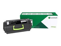 Lexmark 622 - Svart - original - tonerpatron LCCP, LRP - for Lexmark MX710, MX711, MX810, MX811, MX812 62D2000