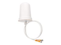 Cisco Aironet Dual-Band MIMO Wall-Mounted Omnidirectional Antenna - Antenne - 4 dBi - rundtstrålende - utendørs, kan monteres på vegg, innendørs AIR-ANT2544V4M-R8=