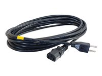 C2G 18 AWG North American Power Cord - Strømkabel - power IEC 60320 C13 til NEMA 5-15P (hann) - 1.8 m - formstøpt - svart - Nord-Amerika 80672