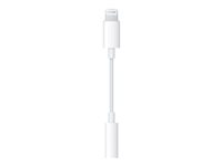 Apple Lightning to 3.5 mm Headphone Jack Adapter - Lightning til hodetelefonjakk-adapter - Lightning hann til mini-phone stereo 3.5 mm hunn MMX62ZM/A