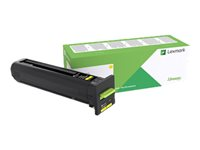 Lexmark - Extra High Capacity - gul - original - tonerpatron LCCP, Lexmark Corporate - for Lexmark CS820de, CS820dte, CS820dtfe 72K2XYE