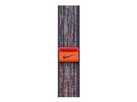 Apple - Sløyfe for smart armbåndsur - 46mm - 145 - 220 mm - rød/blå MXU43ZM/A