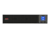 APC Easy UPS SRV SRV10KRILRK - UPS (kan monteres i rack) - AC 220-240 V - 10000 watt - 10000 VA - enkeltfase - RS-232, USB - utgangskontakter: 1 - 2U - med Rail Kit, External Battery Pack SRV10KRILRK