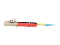 C2G LC-LC 10Gb 50/125 OM3 Duplex Multimode PVC Fiber Optic Cable (LSZH) - Nettverkskabel - LC multimodus (hann) til LC multimodus (hann) - 7 m - fiberoptisk - dupleks - 50 / 125 mikroner - OM3 - halogenfri - akvamarin 85553