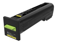 Lexmark - Ekstra høy ytelse - gul - original - tonerpatron LCCP, LRP - for Lexmark CS820de, CS820dte, CS820dtfe 72K2XY0