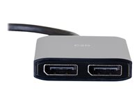 C2G DisplayPort 1.2 to Dual DisplayPort MST Hub - Video/lyd-splitter - 2 x DisplayPort - stasjonær 84291