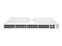 HPE Aruba Instant On 1930 48G 4SFP/SFP+ Switch - Switch - L2+ - Styrt - 48 x 10/100/1000 + 4 x 1 Gigabit / 10 Gigabit SFP+ - rackmonterbar JL685A#ABB