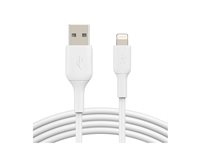 Belkin BOOST CHARGE - Lightning-kabel - Lightning hann til USB hann - 15 cm - hvit CAA001BT0MWH