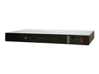 APC Rack Automatic Transfer Switch AP4450 - Redundant switch (kan monteres i rack) - AC 100/120 V - 1440 VA - Ethernet 10/100, RS-232, USB - utgangskontakter: 10 - 1U - svart - for P/N: SMTL1000RMI2UC, SMX1000C, SMX1500RM2UC, SMX1500RM2UCNC, SMX750C, SMX750CNC AP4450