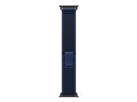 Apple Trail Loop - Sløyfe for smart armbåndsur - 49 mm, svart titanfinish - M/L-størrelse - blå MYQ83ZM/A