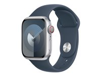 Apple - Bånd for smart armbåndsur - 41 mm - S/M-størrelse - stormblå MT2W3ZM/A