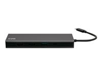 C2G USB C Docking Station - Dual Monitor Docking Station with 4K HDMI, USB, Ethernet, and AUX - Power Delivery up to 60W - Dokkingstasjon - USB-C / Thunderbolt 3 - 2 x HDMI - 1GbE - TAA-samsvar C2G54488