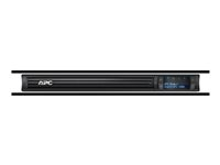 APC Smart-UPS 1500 LCD - UPS (kan monteres i rack) - AC 230 V - 1000 watt - 1500 VA - RS-232, USB - utgangskontakter: 6 - 1U - svart - for P/N: AR4018SPX432, AR4024SP, AR4024SPX429, AR4024SPX431, AR4024SPX432, NBWL0356A SMT1500RMI1U