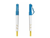StarTech.com 10m (32.8ft) LC to SC (UPC) OS2 Single Mode Simplex Fiber Optic Cable, 9/125µm, Laser Optimized, 40G/100G, Bend Insensitive, Low Insertion Loss - LSZH Fiber Patch Cord (SPSMLCSC-OS2-10M) - Koblingskabel - LC/UPC-enkeltmodus (hann) til SC/UPC-enkeltmodus (hann) - 10 m - 2 mm - fiberoptisk - simpleks - 9 / 125 micron - OS1/OS2 - halogenfri, toretnings, passiv - gul SPSMLCSC-OS2-10M