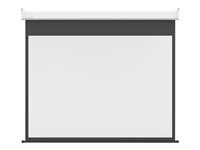 Multibrackets M Motorized Projection Screen Deluxe - Projeksjonsskjerm - motorisert - 77" (196 cm) - 16:9 - Matte White - hvit 7350022730403