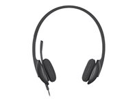 Logitech USB Headset H340 - Hodesett - on-ear - kablet 981-000475