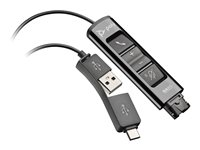 Poly DA85 - Hodetelefonkabel - USB, 24 pin USB-C hann til Quick Disconnect hann - 1.3 m - for OMEN 40L by HP GT21-1026nd; Poly DA70, DA75, DA80, DA85-M 786C7AA