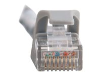 C2G Cat6 Booted Unshielded (UTP) Network Patch Cable - Koblingskabel - RJ-45 (hann) til RJ-45 (hann) - 30 cm - UTP - CAT 6 - formstøpt, uten hindringer, flertrådet - grå 83364