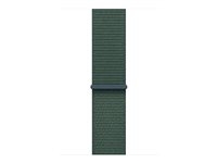 Apple - Sløyfe for smart armbåndsur - 46mm - 130 - 200 mm - innsjøgrønn MXL83ZM/A