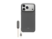 Beats - Baksidedeksel for mobiltelefon - med stativ - MagSafe-samsvar - polykarbonat - granittgrå - for iPhone 17 Pro Max MGY94LL/A