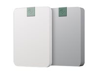 Seagate Ultra Touch - Harddisk - 5 TB - ekstern (bærbar) - USB - rullesteinsgrå STMA5000400