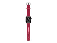 OtterBox All Day Comfort - Bånd for smart armbåndsur - 42/44/45 mm - rouge rubellite (rosa) - for Apple Watch Hermès Series 7, Hermès Series 9, Nike Series 7, Series 10, Series 8, Series 9 77-93701