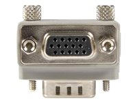 StarTech.com Right Angle VGA Adapter - Right Angle VGA to VGA - Male/Female - Type 1 - VGA Adapter Cable (GC1515MFRA1) - VGA-adapter - HD-15 (VGA) (hann) til HD-15 (VGA) (hunn) - grå - for P/N: MXTHQMM2MA, MXTHQMM5MA, MXTMMHQ2M, MXTMMHQ30M, MXTMMHQ3M, MXTMMHQ5M, MXTMMHQ7M GC1515MFRA1