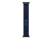Apple Trail Loop - Sløyfe for smart armbåndsur - 49 mm, svart titanfinish - S/M-størrelse - blå MYQ73ZM/A