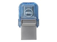 Dell Combo - USB-flashstasjon - 128 GB - USB 3.0 / USB-C AB135396