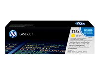 HP 125A - Gul - original - LaserJet - tonerpatron (CB542A) - for Color LaserJet CM1312 MFP, CP1215, CP1217, CP1515n, CP1518ni CB542A