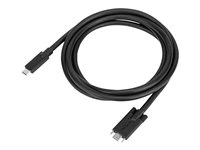 Targus - USB-kabel - 24 pin USB-C (hann) til 24 pin USB-C (hann) skrubar - 1.8 m - svart - for P/N: DOCK191USZ, DOCK430EUZ, DOCK430USZ ACC1122GLX