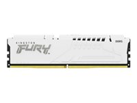 Kingston FURY Beast - DDR5 - sett - 64 GB: 2 x 32 GB - DIMM 288-pin - 5200 MHz / PC5-41600 - CL40 - 1.25 V - ikke-bufret - on-die ECC - hvit KF552C40BWK2-64