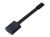 Dell - USB-adapter - 24 pin USB-C (hann) til USB-type A (hunn) - USB 3.1 - 13.2 cm - svart DBQBJBC054