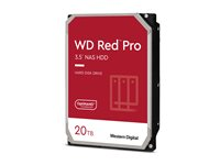 WD Red Pro WD202KFGX - Harddisk - Enterprise - 20 TB - intern - 3.5" - SATA 6Gb/s - 7200 rpm - buffer: 512 MB WD202KFGX