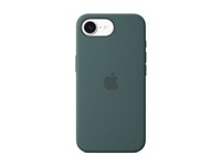 Apple - Baksidedeksel for mobiltelefon - silikon - innsjøgrønn - for iPhone 16e MD3X4ZM/A