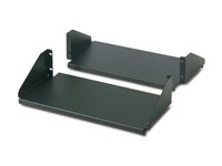 APC - Rack-hylle - svart (en pakke 2) - for NetShelter 2 Post Open Frame Rack, 4 Post Open Frame Rack AR8422