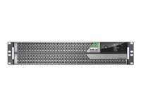 APC Smart-UPS Ultra On-Line - UPS (rackmonterbar/ekstern) - AC 220-230 V - 5000 watt - 5000 VA - litiumion - Ethernet, USB - utgangskontakter: 10 - 2U - sølvgrå SRTL5KRM2UI