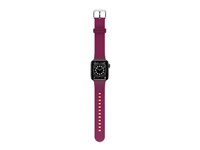 OtterBox - Bånd for smart armbåndsur - Pulse Check (mørk rosa/rød) - for Apple Watch Hermès Series 7, Hermès Series 9, Nike Series 7, Series 10, Series 8, Series 9 77-83900