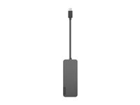 Lenovo USB-C to 4 Port USB-A Hub - Hub - 4 x SuperSpeed USB 3.0 + 1 x USB-C - stasjonær 4X90X21427