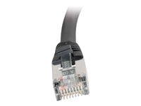 C2G Cat5e Booted Shielded (STP) Network Patch Cable - Koblingskabel - RJ-45 (hann) til RJ-45 (hann) - 7 m - STP - CAT 5e - formstøpt - svart 83855